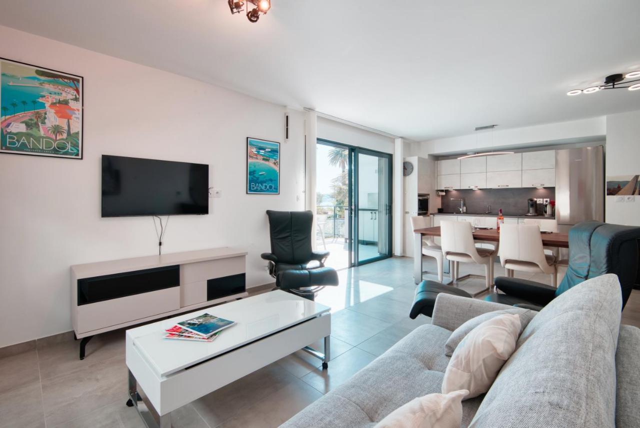 O Fil De L'Eau - Appartement Standing Vue Mer A08 T2 บ็องโดล ภายนอก รูปภาพ
