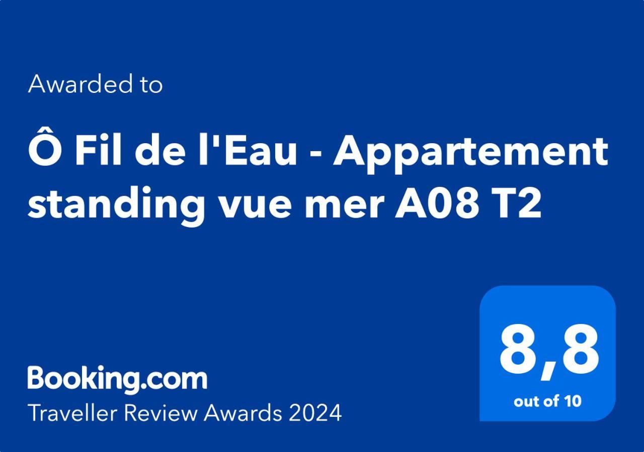 O Fil De L'Eau - Appartement Standing Vue Mer A08 T2 บ็องโดล ภายนอก รูปภาพ